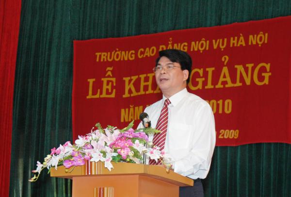  Trường Cao đẳng Nội vụ Hà Nội tổ chức Lễ khai giảng năm học 2009 - 2010